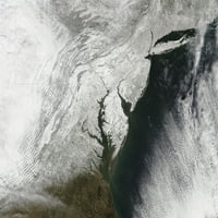 11. februara, - teška zimska oluja duž Sjedinjenih Država Istočna obala. Snow Cover Thins u jugoistoku