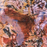 Velika, prirodno polirana stijena s lišajevima. Rijeka Donja Deschutes, Central Oregon, SAD Poster Print Stuart Westmorland