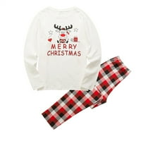 Lovebay Božićna porodica Usklađivanje pidžama Baby Kids Women Pamuk Jammies Muška odjeća za spavanje