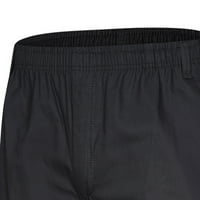Muške teretne hlače opušteno fit lagane vanjske planinarske pantalone za planinarenje Multi džepovi Casual Stretch Wide Sweatpants