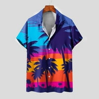 Ljetni vrhovi, čišćenje muške košulje 3d tiskana havajska majica havajska modna casual na plaži