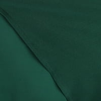 Ženske vrhove Dressy Casual Jesen Žene Casual Revel dugih rukava Majica s dugim rukavima Top jednosodno kardigan bluza zelena XS