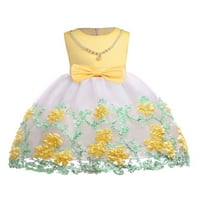 Pfysire Baby Girls Cless Princess Tutu haljina cvijeta vjenčana kugla haljina plava 8t-9t