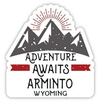 Arminto Wyoming Suvenir Vinil naljepnica naljepnica Avantura čeka dizajn