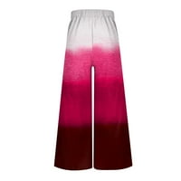 Corashan široke pantalone za noge za žene Ljeto Palazzo cvjetni pantalone s visokim strukom