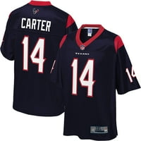 NFL_ PRO Line Muška Deandre Carter Navy Houston Texans_ Big & Visok dres igrača