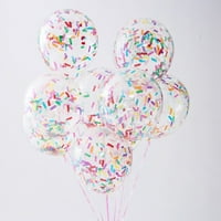 10 × sladoled baloni za rođendan vjenčani ukras trake papir konfeti baloni
