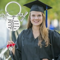 Duhgbne Fashion Diplomirani pokloni Keychain Key prsten Key Chains Pokloni za djevojčicu i dječak Diplomirani