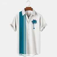 Petort majice za muškarce Dressy Ležerne prilike za odrasle za odrasle kratkih rukava pamučne majice u redovnom, velikom i visokom bijelom, m
