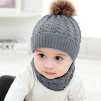 Twinkseal Baby Winter Rukavice 3-komadno pleteni zimski dodaci za djecu šešir šal rukavice udoban topla mekana široka primjena mališani zimski šešir