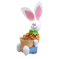 Slatka zeko uskršnja korpa jaja slatkiša pokloni za skladištenje zečjeg torba za zabavu
