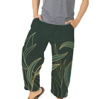 XYSAQA muški lounge jogger joga hlače tiskani elastični struk labave dukseve Ljetne casual pantalone