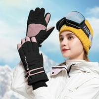 Heiheiup topla vodootporna za zimsko skijanje s baršunama u debeli drži rukavice zimske opreme za nogometnu kapu
