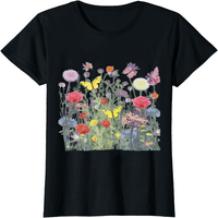 Polka Dot Bear Graphic Majica Životinjska ljubavnica Majica Žene Divljeg cvijeta Vrtlarstvo Boho majica