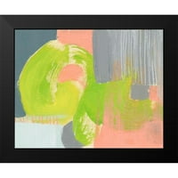 Goldberger, Jennifer Black Moderni uokvireni muzej umjetnički print pod nazivom - Lime stisak I