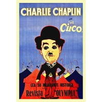 Hollywood Photo Archive Crni moderni uokvireni muzej umjetničko tiskanje pod nazivom - Charlie Chaplin