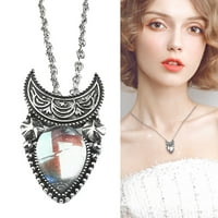 Modni retro stil imitacija mjesečeve moon-ogrlice za moon privjesak za žene kap boemijski nakit