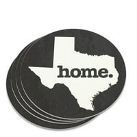 Texas T Početna Teksturirana tamno siva siva zvanično licencirani novost Coaster set