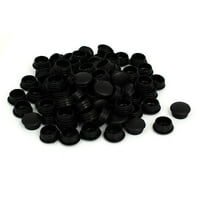 Uxcell Dia plastični navojni navojni vijčani poklopac rupe čepovi poklopci crne boje