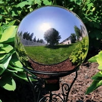~ Visokog sjajnog sjajnog čelika sfera zrcala šuplja lopta za kućni ukras pribor za uređenje vrt W8J6
