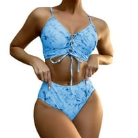 B91XZ bikinis za žene zavojno odjeću kupaći kostimi kupaći kostimi Bandeau Women Bikini Brazilski set