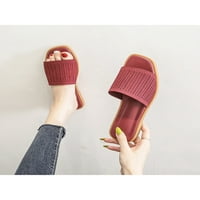 Tenmi Dame Početna Udoban tuš papučica meke ravne potpetice Slide Sandale Lady Indoor & Vanjski otvor