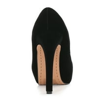 Zodanni Dame Fashion Stiletto potpetice Udobne cipele na haljini cipele Lagana seksi visoka peta crna
