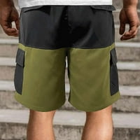 Teretne kratke hlače za muškarce Lood FIT Pješačke hlače Pocket Ljetne kratke hlače Patchwork Duljina