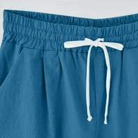 Binmer ženske kratke hlače Ljeto Čvrsto pet bodova velike veličine pamučne pantalone casual pantalone
