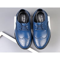 Daeful Muškarci Haljina cipele Wingtips Oxfords Business Brogues Muške sjajne lagane svečane kožne cipele