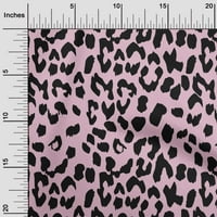 Onuone poliester Lycra rumenij ružičaste tkanine Leopard Životinjska koža Šivaća tkanina od dvorišta Široka za šivača
