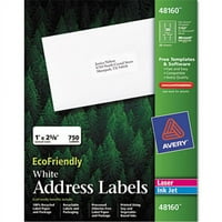 Avery Ecofriendly Etikete - Bijela - 750 paketa