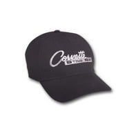C Corvette Sting Ray crni pamučni šešir - odrasla osoba