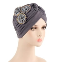 Yuehao glava raka kapa etnička boemska cvjetna kosa pokrivač zamotavanje turbane torburske kape