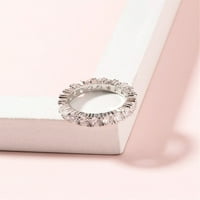 Prstenovi za žene Izvrsna set Diamond Ring Moda Svestrana ženska dodatna oprema za uklanjanje nakita