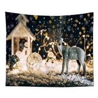 Zidna tapiserija Božić šarena pozadinska zabava za zabavu za božićne zid