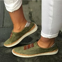 Žene Ležerne cipele Neklizne stanovi Udobne tenisice Prozračne šetnje cipela Želje klizanje na lagano zeleno 9