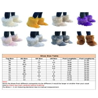 Difumos Womens Udobne ravne sredine teleta za čizme tople cipele Hladno vrijeme Ležerne cipele snijega Caramel boja 4