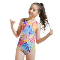 Dječji modni djevojke Print kupaći kostimi 211Y Ljeto Dječje odjeće Trening za kupaće kostimi Djevojke Bikini Short set