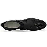 Muške tenisice Neizmjenski treneri Podesivi kaiševi Ravni proizvodi Prozračne cipele Muške mreže Comfort crna 12