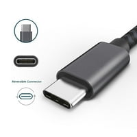 PREMIUM 10FT Dug trajni pleteni pleteni USB tip-c kabel za Samsung Galaxy Note8