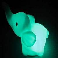 Promjena boja Lijepljeni slon oblik LED noćni svjetlo ukras svijeće Noćna svjetlost Lijepa dječja dječja