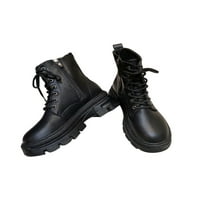 Sanviglor Womenske cipele za gležnjeve Ležerne prilike za zimske čizme Platforma boot boot vanjska lista