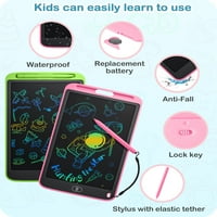 Pisanje tableta za djecu, šarenu ploču od magistrale za Toddler Doodle za žene i djevojke, elektronički