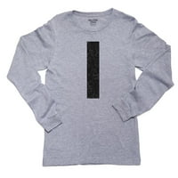 Monogram - I - slovo u sivoj majici s dugim rukavima crne djevojke