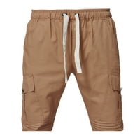 Muške hlače Ležerne prilike ljetne pune boje džepom džepne tastere Hlače za muškarce