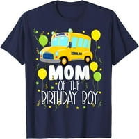 Mama rođendanske školske majice sa školskom autobusom za djecu