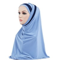 Hidžab dvostruka petlja s šal na šal povucite preko krepe praktične šal mararke za maramu za slobodno