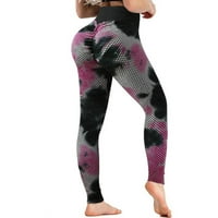 Advoicd joga hlače za žene Dressy joga hlače Flare ženske hlače visoke struka hlače rebraste kiseline