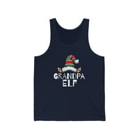 Djed Elf Božićni unizni tenkov, XS-2xL Holidays Xmas Elves Granddad
